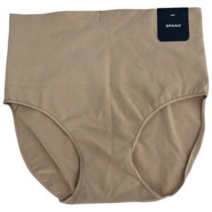 SPANX EcoCare Brief Toasted Oatmeal High Waist Shaping Panty XL